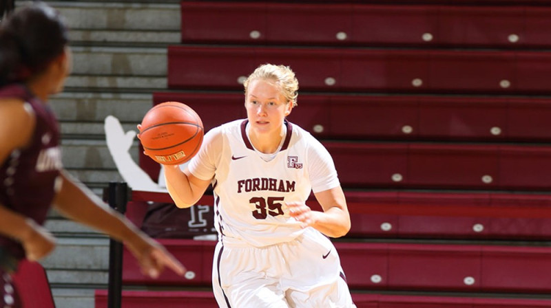 Kate Krēsliņa un "Fordham": piektā vieta "Atlantic 10" regulārajā sezonā
Foto: Fordham