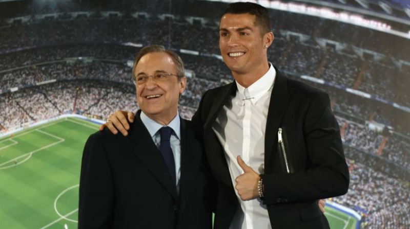 Florentino Peress un Krištianu Ronaldu
Foto: AFP/Scanpix