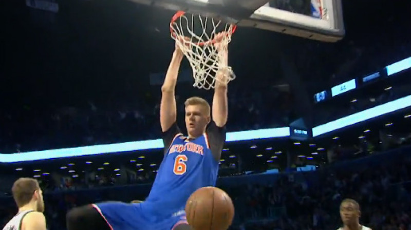 Porziņģis danko pret "Nets"
Foto: NBA
