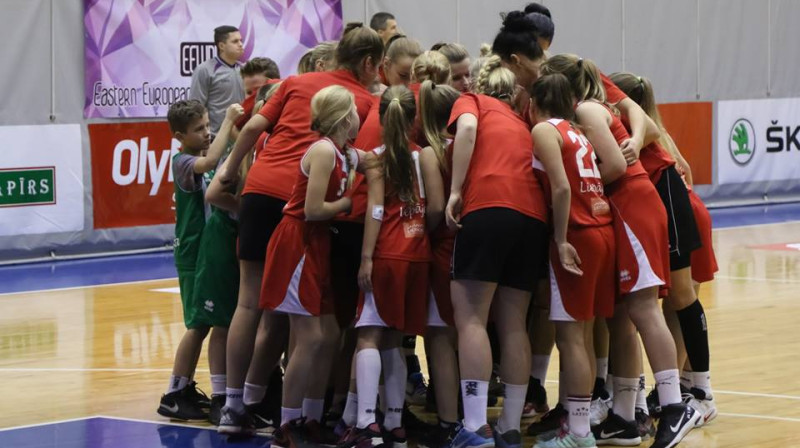 "Vega 1/Liepāja" basketbolistes
Foto: Ģirts Gertsons