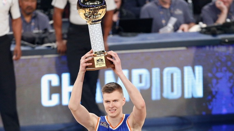 Kristaps Porziņģis: NBA prasmju konkursa uzvarētājs 2017
Foto: AFP/Scanpix