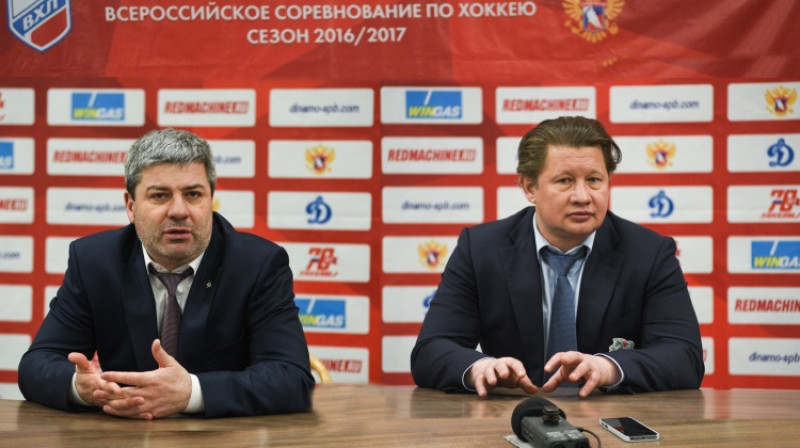 Leonīds Tambijevs (pa kreisi)
Foto: http://dinamo-spb.com