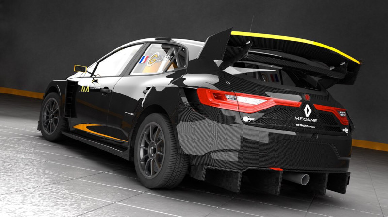 "Prodrive" veidotā rallijkrosa auto aprises
Foto: GCK