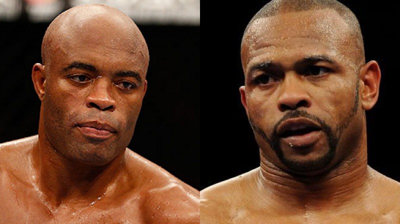 Andersons Silva (no kreisās) un Rojs Džonss
Foto: mmaimports.com