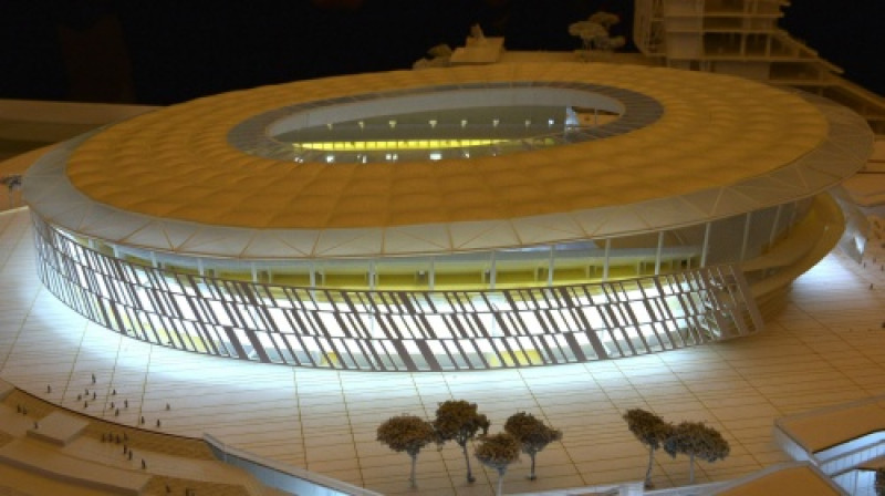 Stadiona dizaina ideja tika pārņemta no slavenā Kolizeja
Foto: AFP/Scanpix