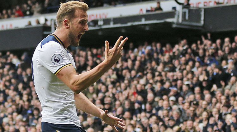 Harijs Keins šovakar guva savus 100. vārtus karjerā
Foto: AP/Scanpix