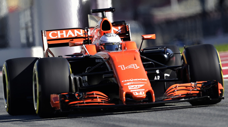 "McLaren" sacīkšu auto
Foto: AFP/Scanpix