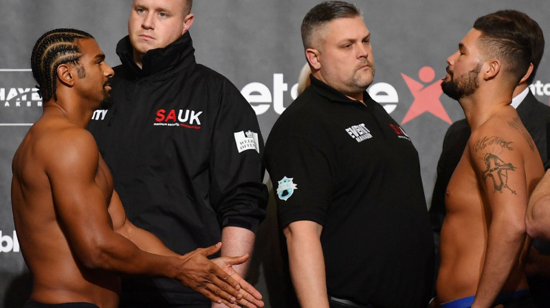 Deivids Hejs un Tonijs Beljū
Foto: AFP/Scanpix