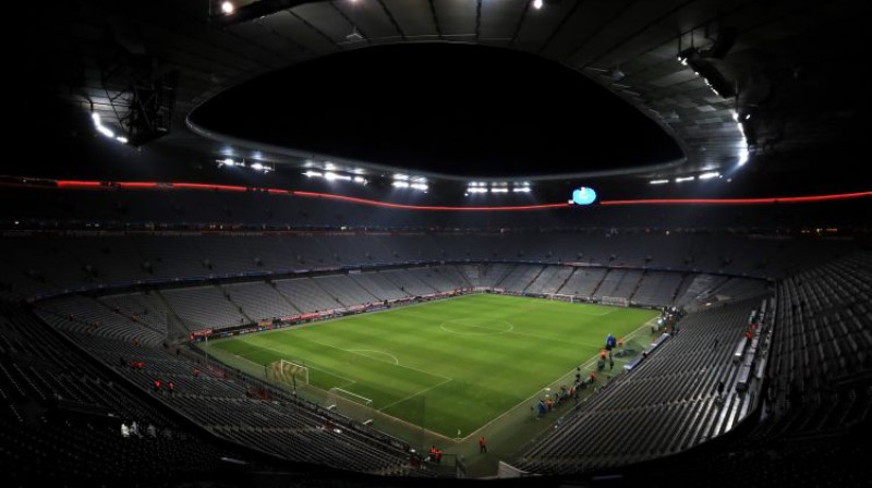 Minhenes "Bayern" stadions "Allienz Arena"
Foto:  EMPICS Sport/Scanpix