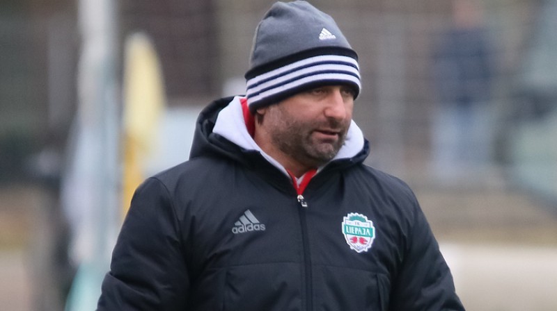 Tamazs Pertija vienā no pēdējām pārbaudes spēlēm
Foto: Ģirts Gertsons