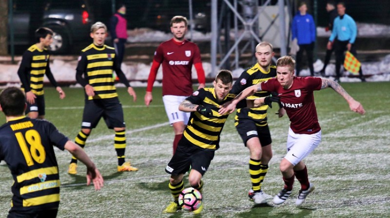Epizode no "Jelgavas" un "Babītes/Dinamo" spēles
Foto: LFF.lv