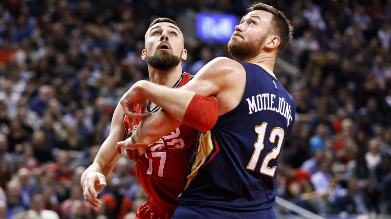 Divi no četriem lietuviešiem NBA - Jons Valančūns un Donāts Motejūns 
Foto: USA Today Sports / Scanpix