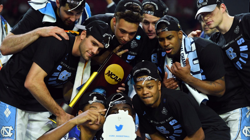 NCAA čempione 2017: Ziemeļkarolīnas "Tar Heels"
Foto: USA Today / Scanpix
