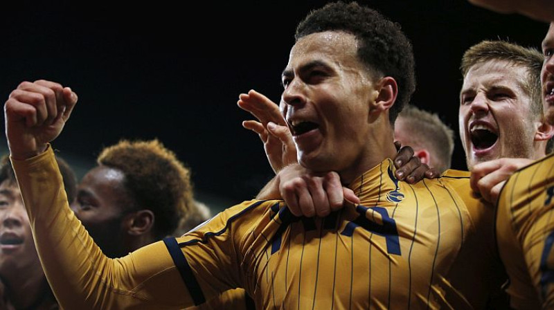 Dele Alli kaldināja dramatisku ''Tottenham'' uzvaru
Foto: Reuters/Scanpix