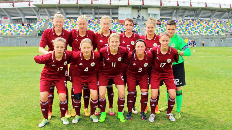 Latvijas sieviešu izlase
Foto: LFF