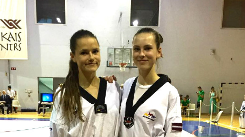Inese Tarvida un Jolanta Tarvida
Foto: instagram.com/jolanta_tkd