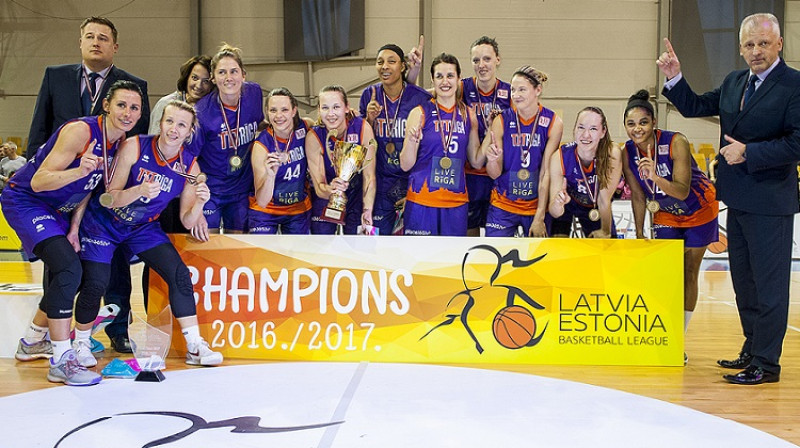 TTT basketbolistes: ceturtais čempionu tituls Latvijas-Igaunijas līgā
Foto: Renārs Koris