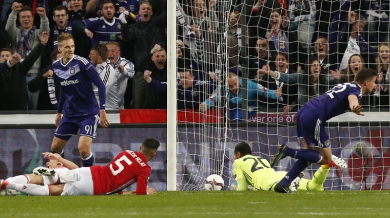 ''Anderlecht'' pēc vārtu guvuma
Foto: AP/Scanpix