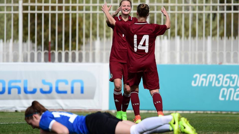SFL zvaigznes Renāte Fedotova un Olga Ševcova (#14)
Foto: Gruzijas Futbola federācija