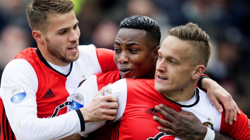 Roterdamas ''Feyenoord'' var triumfēt ''Eredevisie'' pirmo reizi kopš 1999. gada
Foto: AP/Scanpix