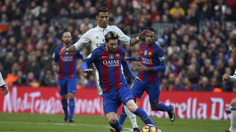 Krištianu Ronaldu un Lionels Mesi 
Foto: Reuters / Scanpix