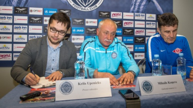 Krišs Upenieks, Mihails Koņevs un Mareks Zubs
Foto: Zigismunds Zālmanis (Riga FC)