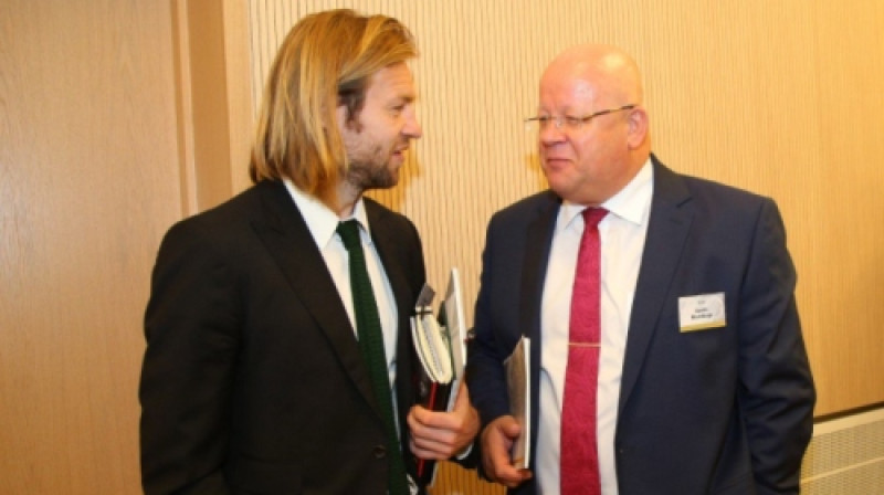 Kaspars Gorkšs un Guntis Blumbergs
Foto: LFF