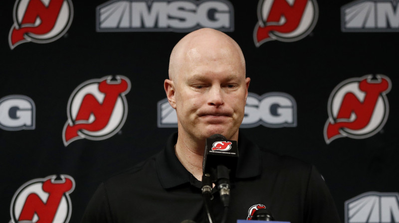 "Devils" galvenais treneris Džons Hainss 
Foto: AP / Scanpix