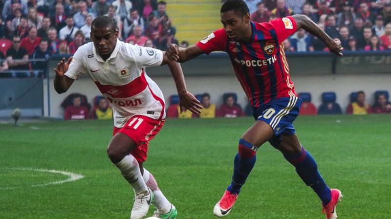 Maskavas derbijs - ''Spartak'' pret CSKA
Fernando (pa kreisi), Vitinju

Foto: Sputnik/Scanpix