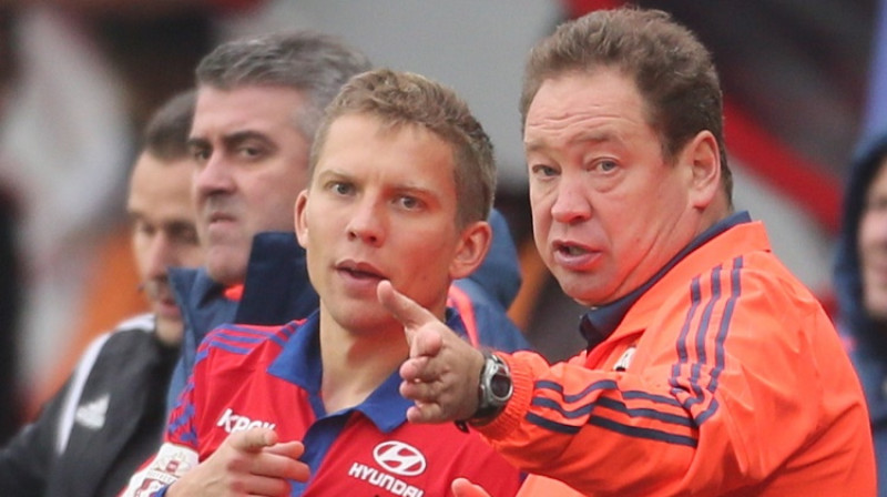 Aleksandrs Cauņa un Leonīds Sluckis 2015. gada 17. oktobrī
Foto: Itar-Tass/Scanpix