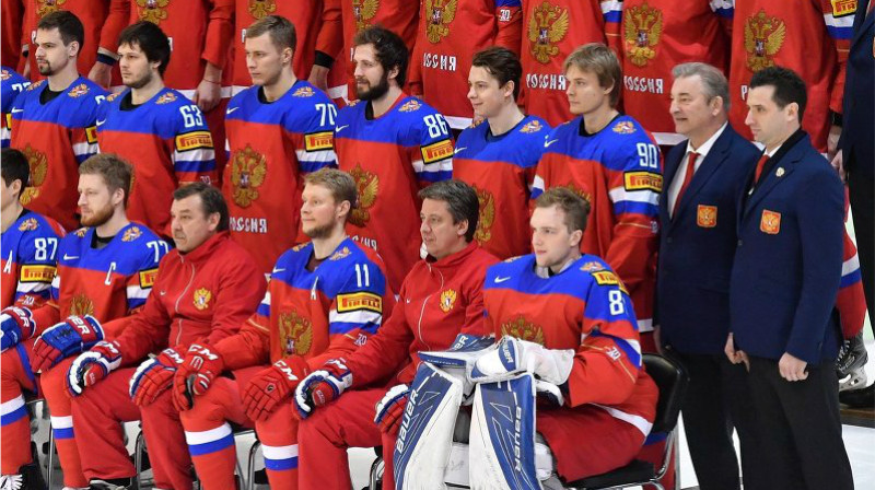 Krievijas hokeja izlase (2017)
Foto: Aleksejs Kudenko, rsport.ru