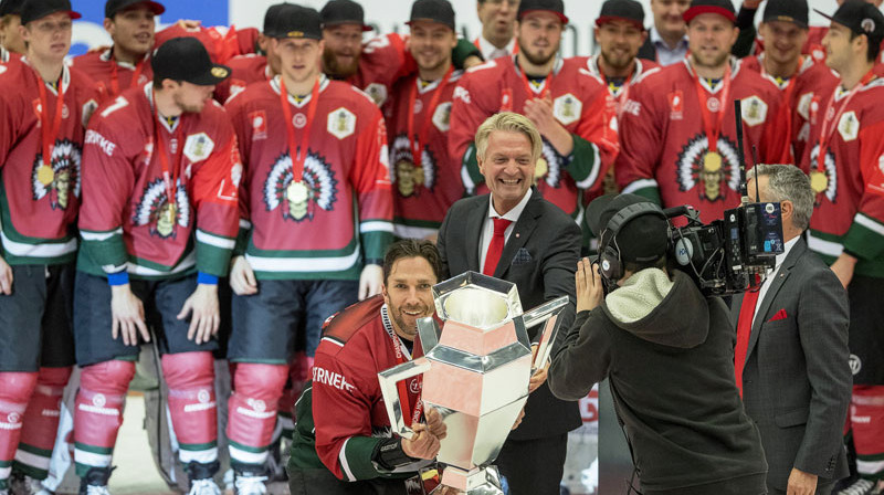 Gēteborgas "Frolunda" spēlējusi finālā visās trīs līdzšinējās Čempionu līgas sezonās. 
Foto: EPA/Scanpix