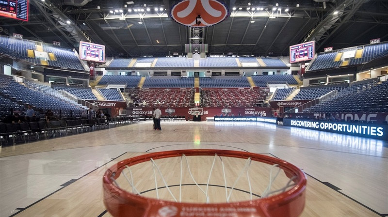 16 000 ietilpīgā Erdema arēna gatava augstākās raudzes basketbolam
Foto: Euroleague