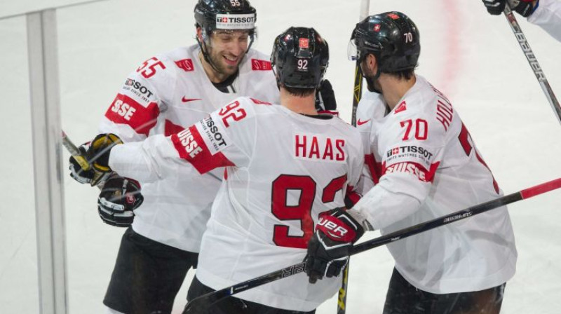 Šveices hokejisti
Foto: Henri Collot/SIPA/Scanpix