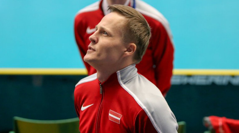 Latvijas junioru izlases galvenais treneris Ainārs Juškēvičs. Foto: Ritvars Raits, floorball.lv