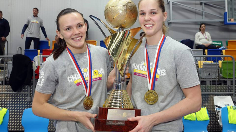 Anete Šteinberga un Alena Hanušova
Foto: USK Praha