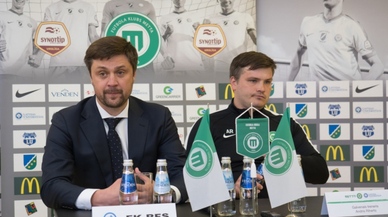 Andrejs Kaļiņins un Andris Riherts
Foto: FK RFS