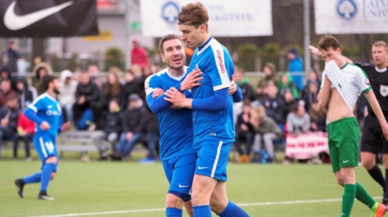 Roberts Uldriķis nesvin vārtu guvumu pret savu bijušo komandu
Foto: RFS