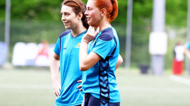 Kristīne Giržda un Olga Matīsa
Foto: Nora Krevņeva-Baibakova