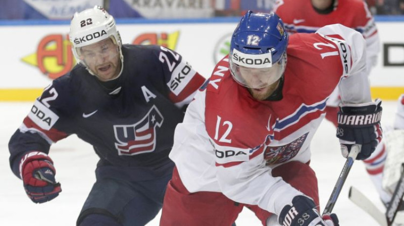 Jiži Novotnijs pirms diviem gadiem Čehijas izlases sastāvā pasaules čempionātā
Foto: AP/Scanpix