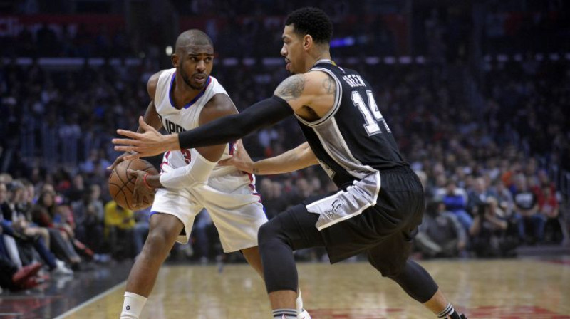 Kriss Pols spēlē pret "Spurs"
Foto: USA Today Sports/Scanpix