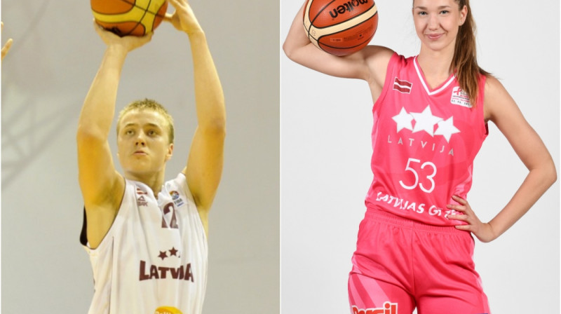 Artūrs Strautiņš un Digna Strautmane 
Foto: basket.lv