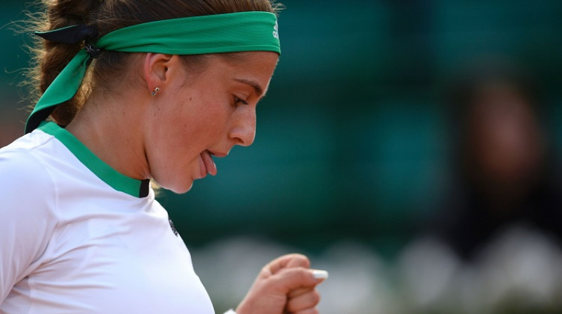 Aļona Ostapenko: pirmā padsmitgadniece kopš 2007. gada, kura sasniegusi "French Open" pusfinālu
Foto: AFP/Scanpix
