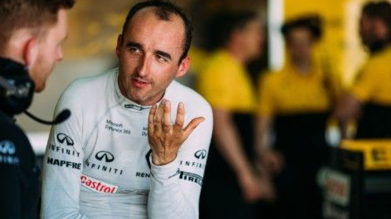 Roberts Kubica testu laikā
Foto: Malcolm Griffiths