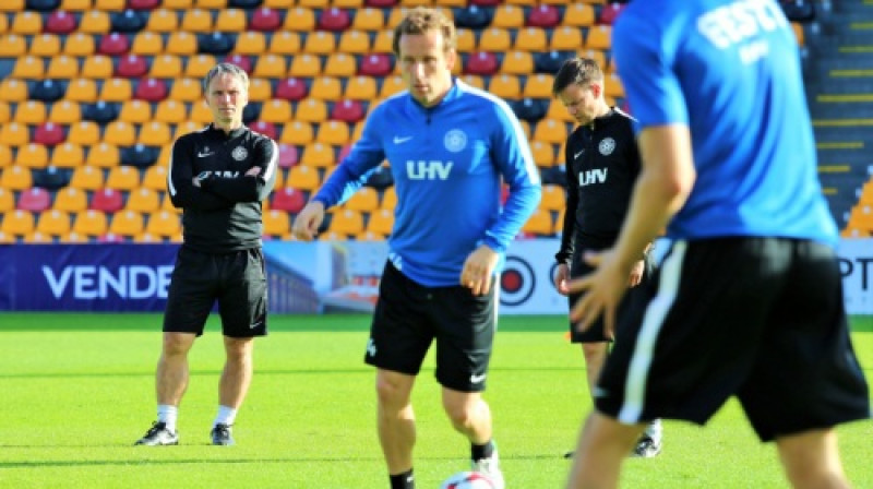 Konstantīns Vasiļjevs "Skonto" stadionā
Foto: LFF.lv