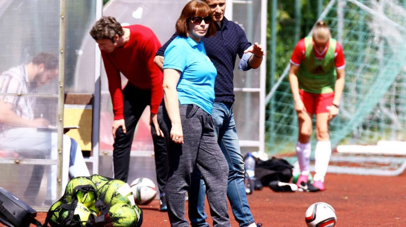 Karīna Šakurova un Imants Bleidelis
Foto: Nora Krevņeva-Baibakova