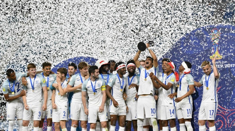 Anglija šogad svinēja savu pirmo pasaules U-20 triumfu

Foto: AFP/Scanpix