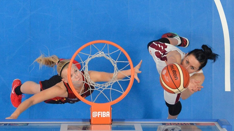 Gunta Baško-Melnbārde: 10 punkti zaudējumā pret Beļģiju
Foto: fiba.com