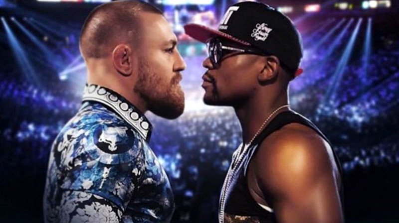 Konors Makgregors un Floids Meivezers
Foto: twitter.com/TheNotoriousMMA