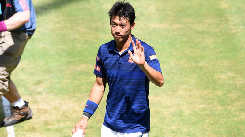 Bēdīgais Kei Nišikori
Foto: AFP/Scanpix